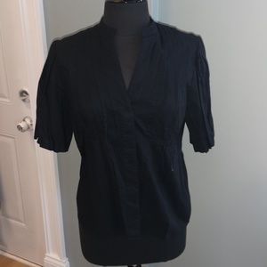 BCBG Black Blouse L like new